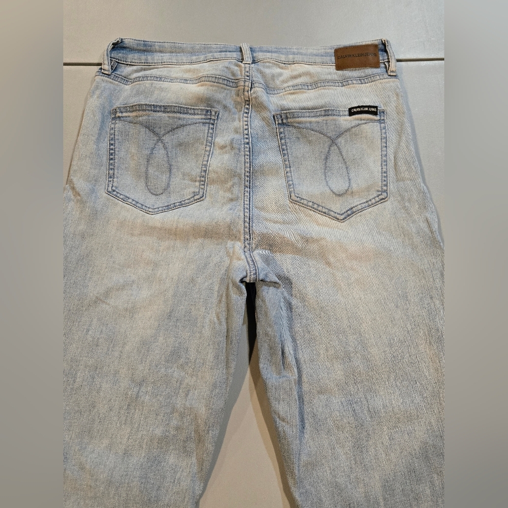 Calvin Klein Jeans Light Blue Denim (7c2) - Picture 8 of 9